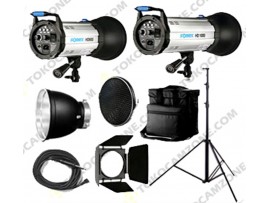 Fomex E Studio Kit 316 With Softbox 30 x 120 / 80 x 120